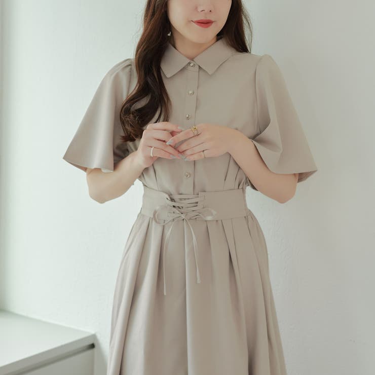 ウエストベルトワンピース[品番：OLOW0013871]｜RMAF NICE CLAUP