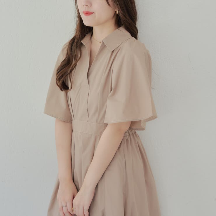 袖フレアスキッパーワンピ | RMAF　NICE CLAUP / OLIVE des OLIVE | 詳細画像16 