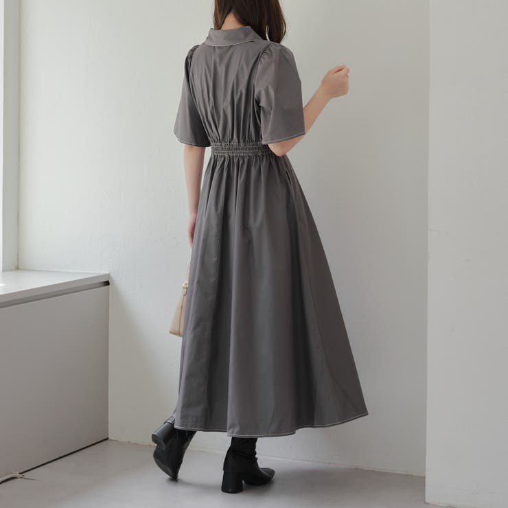 袖フレアスキッパーワンピ | RMAF　NICE CLAUP / OLIVE des OLIVE | 詳細画像21 
