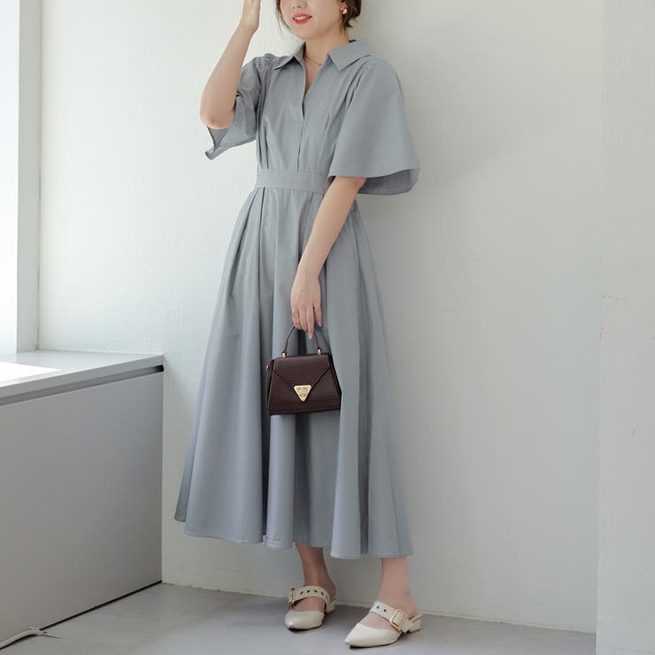 袖フレアスキッパーワンピ | RMAF　NICE CLAUP / OLIVE des OLIVE | 詳細画像2 