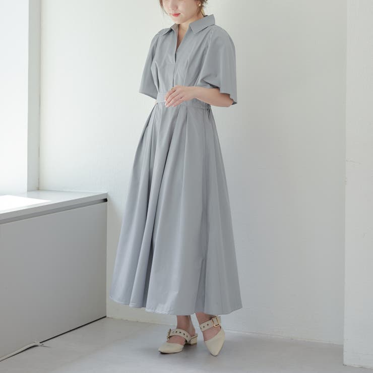 袖フレアスキッパーワンピ | RMAF　NICE CLAUP / OLIVE des OLIVE | 詳細画像3 