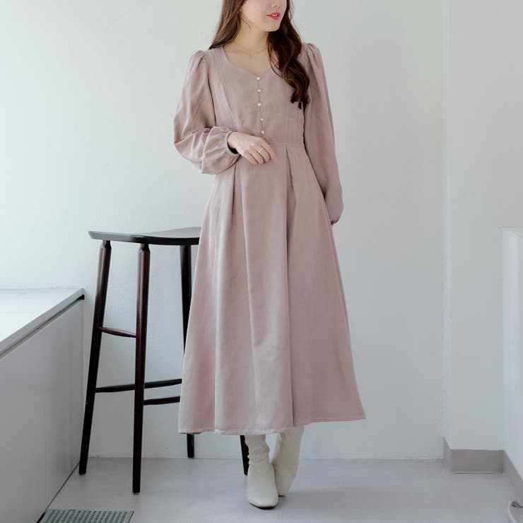 丈が選べる】前釦ワンピース[品番：OLOW0014439]｜RMAF NICE
