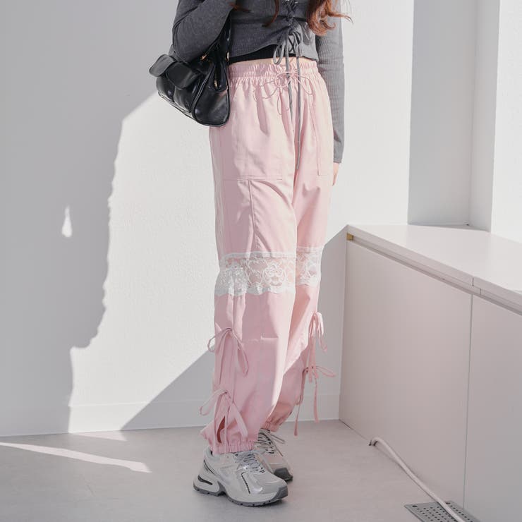 poppy レース カーゴパンツ POPPY レースカーゴパンツ