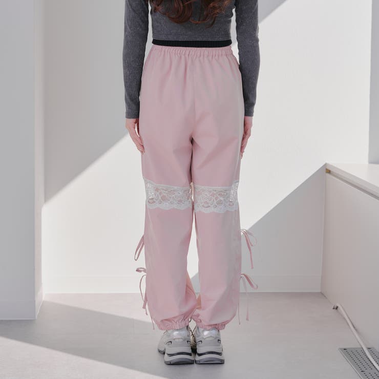 レースとリボンカーゴパンツ[品番：OLOW0015214]｜RMAF NICE CLAUP