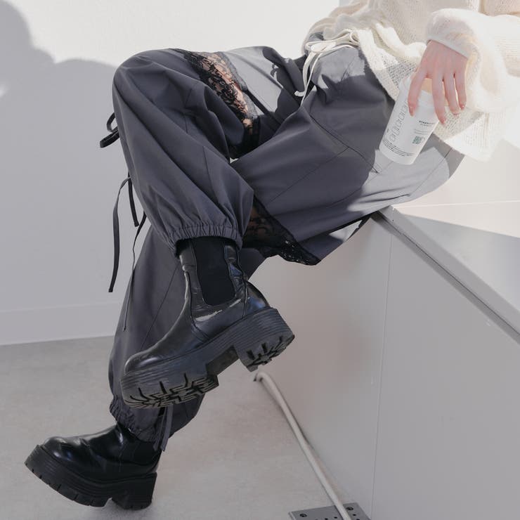 レースとリボンカーゴパンツ[品番：OLOW0015214]｜RMAF NICE