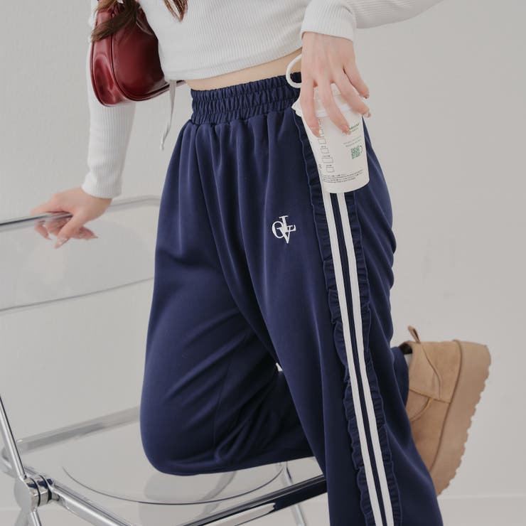 フリルジャージパンツ[品番：OLOW0015215]｜RMAF NICE CLAUP / OLIVE