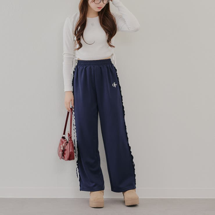 フリルジャージパンツ[品番：OLOW0015215]｜RMAF NICE CLAUP / OLIVE