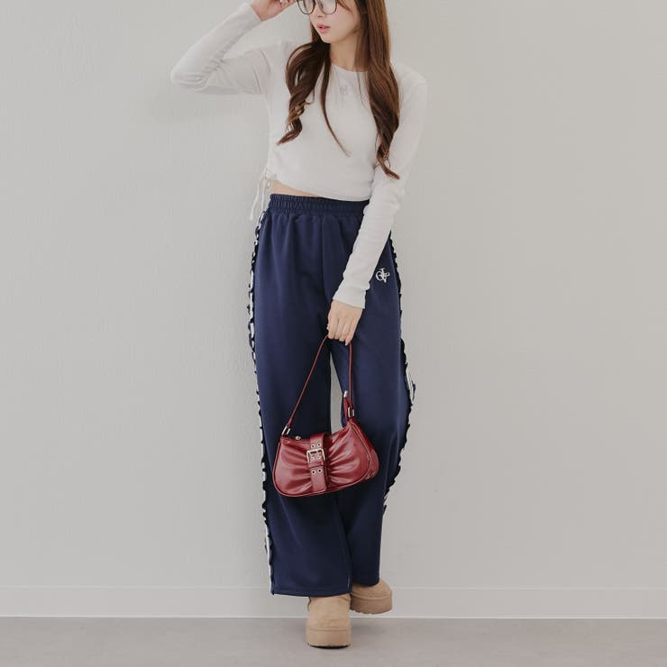 フリルジャージパンツ[品番：OLOW0015215]｜RMAF NICE CLAUP / OLIVE