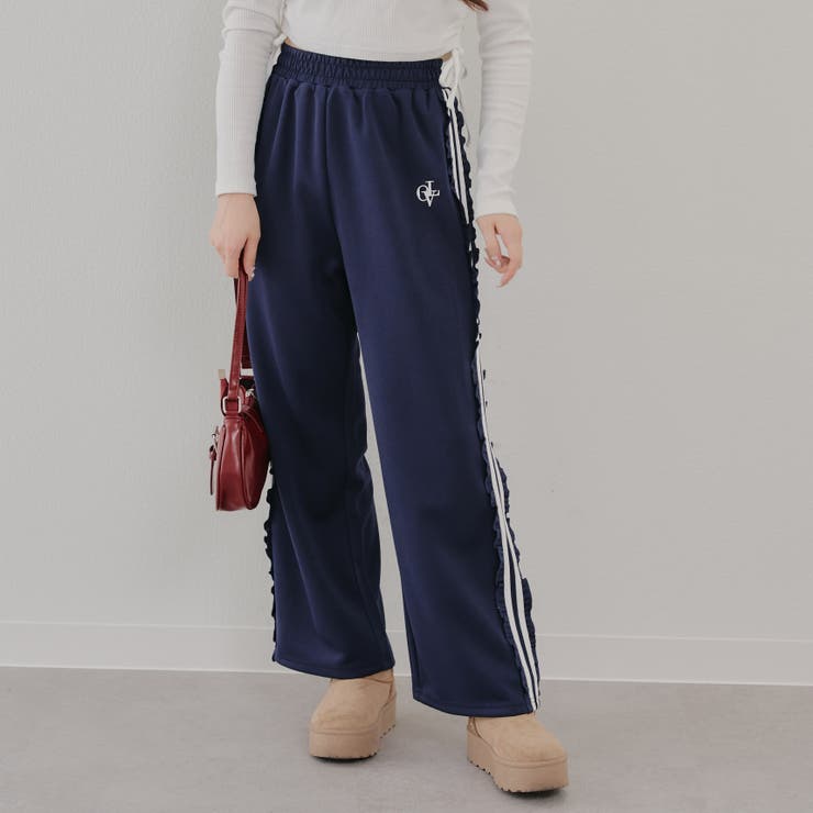 フリルジャージパンツ[品番：OLOW0015215]｜RMAF NICE CLAUP / OLIVE