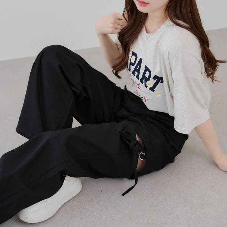 脇スリットリボンカーゴパンツ[品番：OLOW0015687]｜RMAF NICE