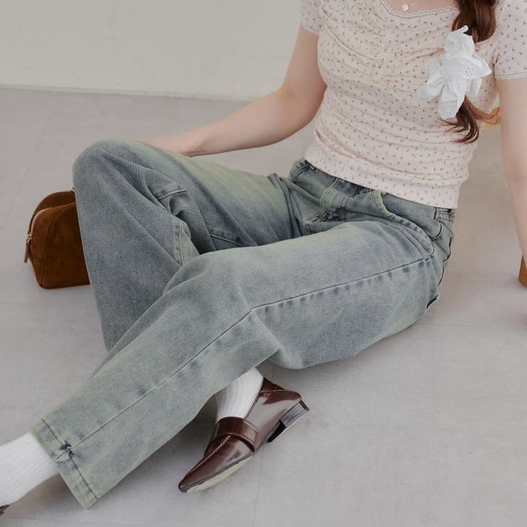 【2サイズ展開】フェードバギーデニム | RMAF　NICE CLAUP / OLIVE des OLIVE | 詳細画像2 