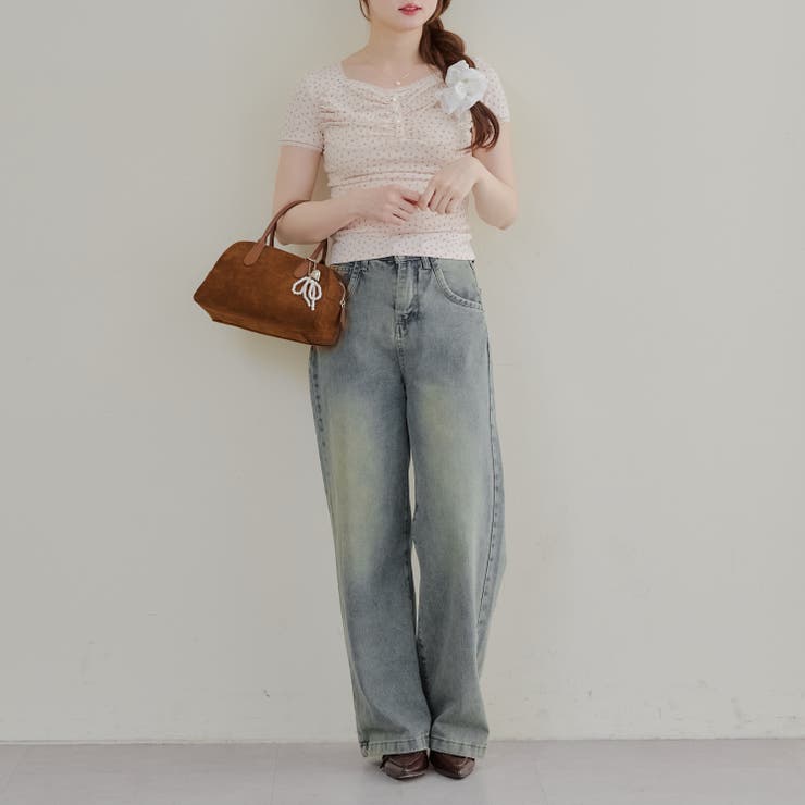 【2サイズ展開】フェードバギーデニム | RMAF　NICE CLAUP / OLIVE des OLIVE | 詳細画像7 