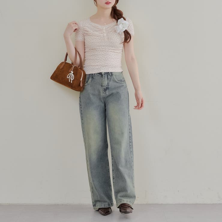 【2サイズ展開】フェードバギーデニム | RMAF　NICE CLAUP / OLIVE des OLIVE | 詳細画像8 