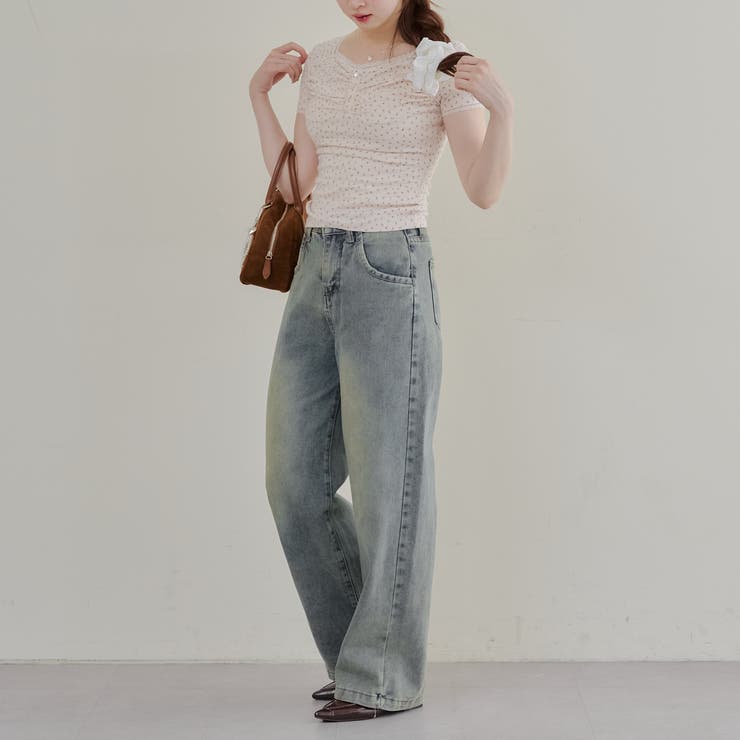 【2サイズ展開】フェードバギーデニム | RMAF　NICE CLAUP / OLIVE des OLIVE | 詳細画像11 