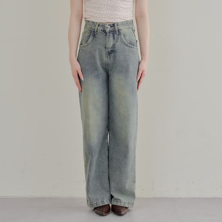 【2サイズ展開】フェードバギーデニム | RMAF　NICE CLAUP / OLIVE des OLIVE | 詳細画像14 