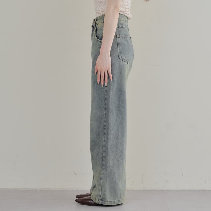 【2サイズ展開】フェードバギーデニム | RMAF　NICE CLAUP / OLIVE des OLIVE | 詳細画像15 