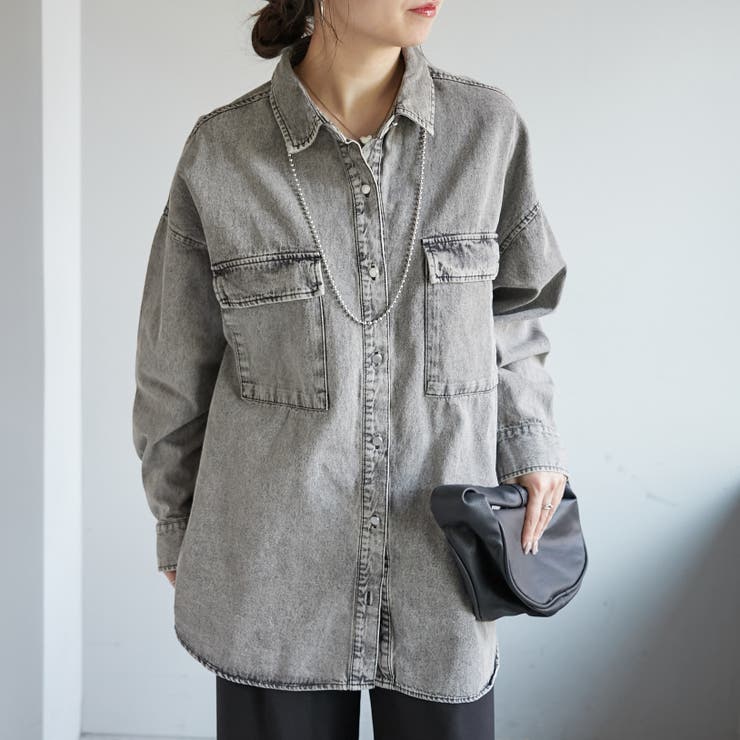 Web限定】デニムシャツ[品番：OLOW0015218]｜RMAF NICE CLAUP / OLIVE