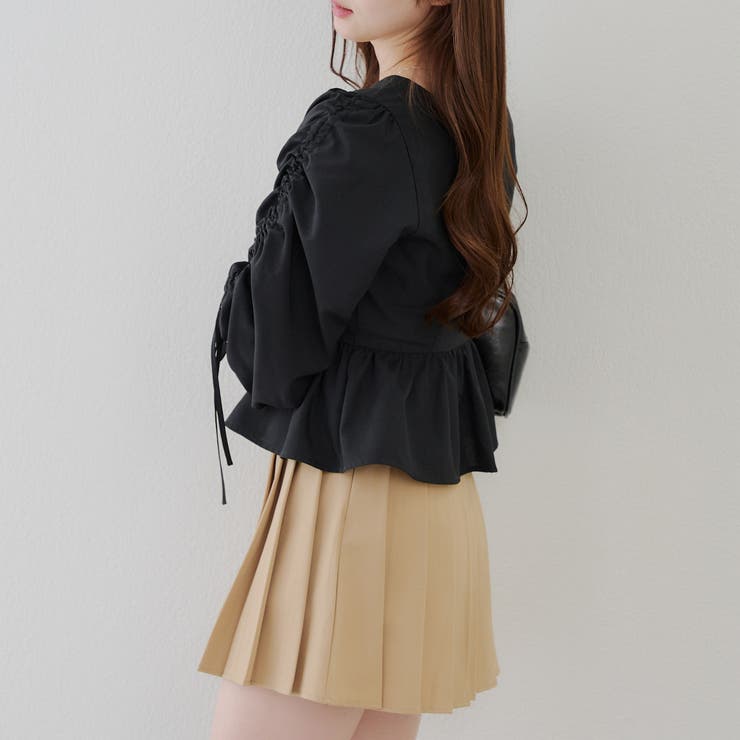 ペプラムドロストブラウス[品番：OLOW0015918]｜RMAF NICE CLAUP 
