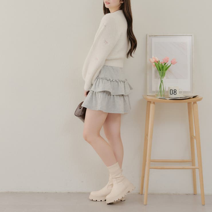 リボン刺しゅうフェザープルオーバー[品番：OLOW0015117]｜RMAF NICE