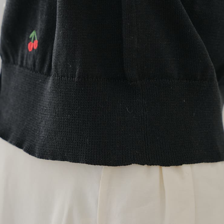 【ガーリーコーデにおすすめ】チェリー刺しゅうカーデイガン | NICE CLAUP / OLIVE des OLIVE　OUTLET | 詳細画像29 