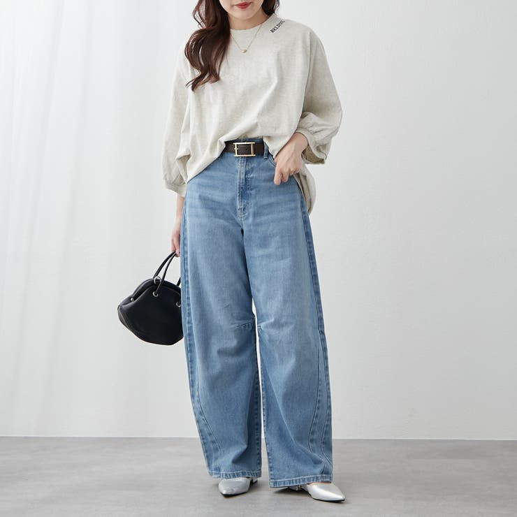 【NAO】ゆったり着れる、ロゴ袖ボリュームT | RMAF　NICE CLAUP / OLIVE des OLIVE | 詳細画像15 