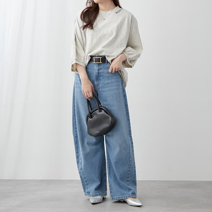 【NAO】ゆったり着れる、ロゴ袖ボリュームT | RMAF　NICE CLAUP / OLIVE des OLIVE | 詳細画像13 