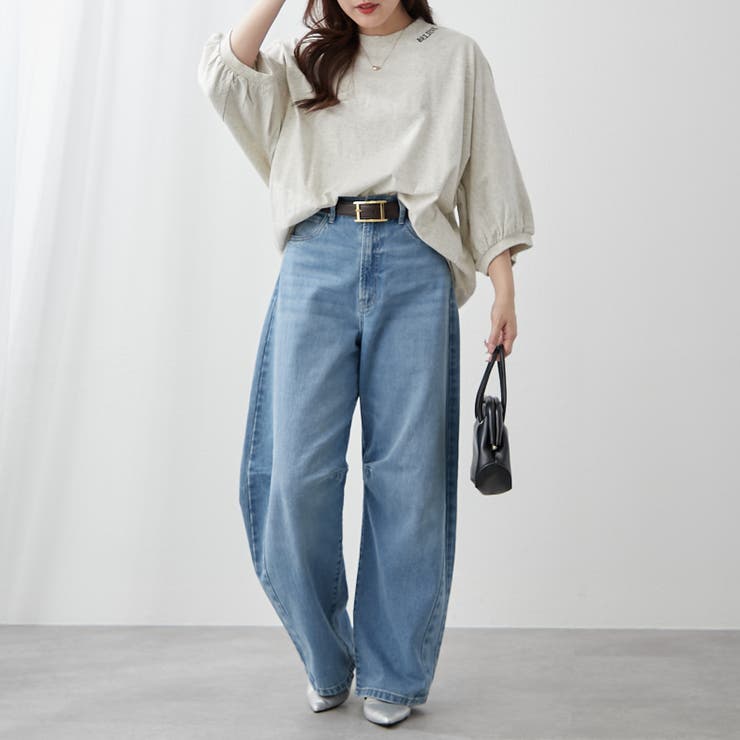 【NAO】ゆったり着れる、ロゴ袖ボリュームT | RMAF　NICE CLAUP / OLIVE des OLIVE | 詳細画像14 