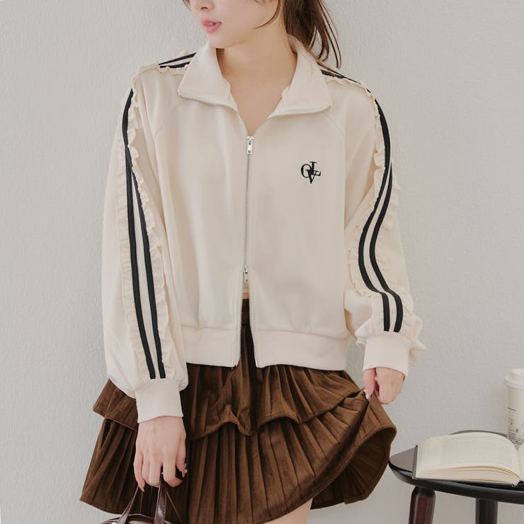 E i e L ☼ です Leja オリーブグリーン フリル袖 E i e L ☼ です Leja オリーブグリーン フリル袖 LEJA ONLINE STORE
