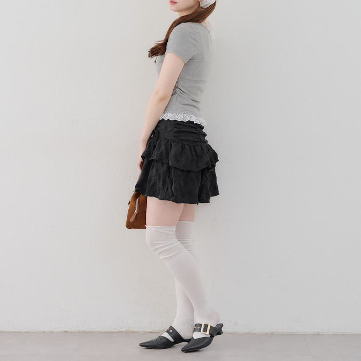 レースホルターT[品番：OLOW0015862]｜RMAF NICE CLAUP / OLIVE