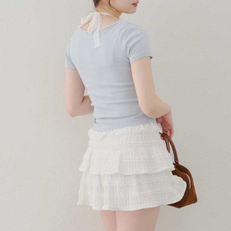 レースホルターT[品番：OLOW0015862]｜RMAF NICE CLAUP / OLIVE des