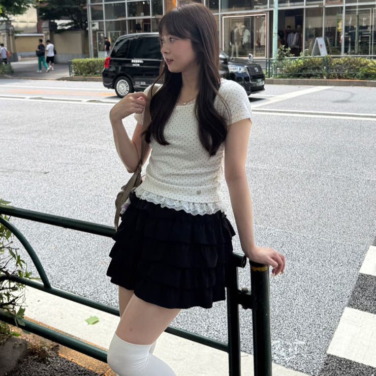 【＠re.__mi23セレクト】裾レースTシャツ | RMAF　NICE CLAUP / OLIVE des OLIVE | 詳細画像42 