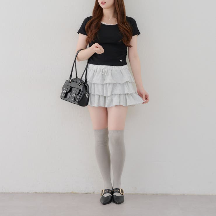 【＠re.__mi23セレクト】裾レースTシャツ | RMAF　NICE CLAUP / OLIVE des OLIVE | 詳細画像13 