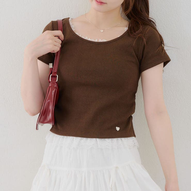 【＠re.__mi23セレクト】裾レースTシャツ | RMAF　NICE CLAUP / OLIVE des OLIVE | 詳細画像34 