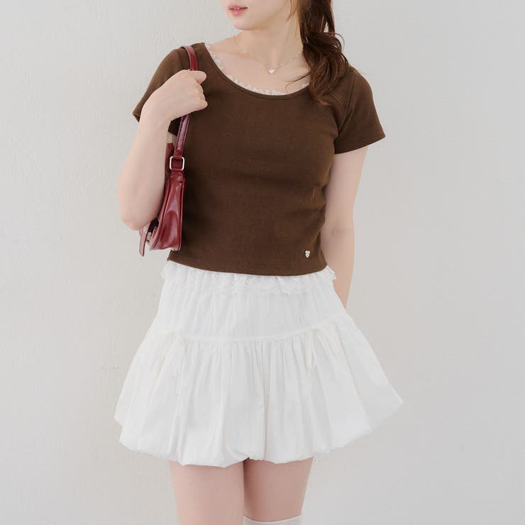 【＠re.__mi23セレクト】裾レースTシャツ | RMAF　NICE CLAUP / OLIVE des OLIVE | 詳細画像36 