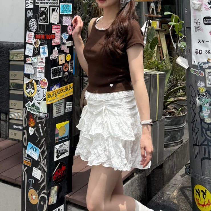 【＠re.__mi23セレクト】裾レースTシャツ | RMAF　NICE CLAUP / OLIVE des OLIVE | 詳細画像31 