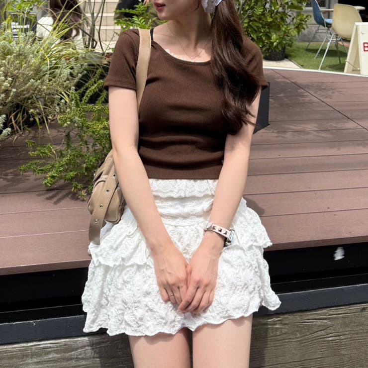 【＠re.__mi23セレクト】裾レースTシャツ | RMAF　NICE CLAUP / OLIVE des OLIVE | 詳細画像33 