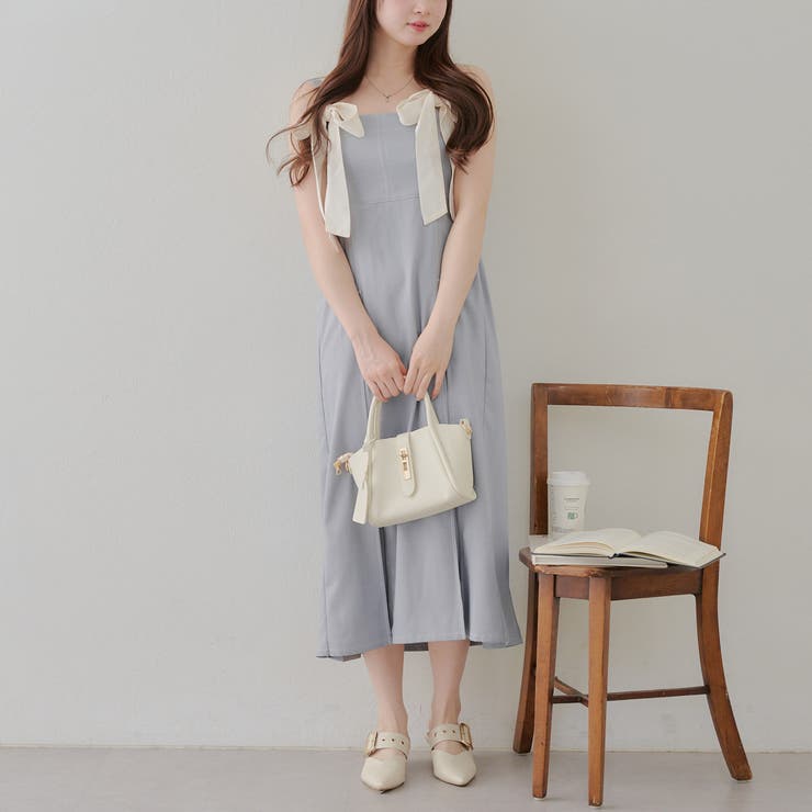 肩リボンジャンスカ[品番：OLOW0015614]｜RMAF NICE CLAUP
