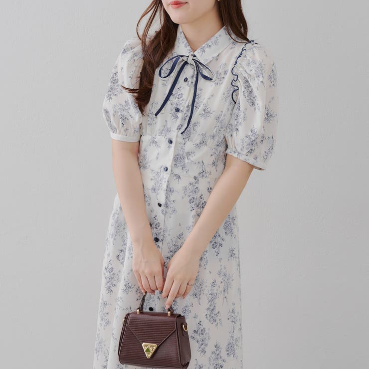 【丈の長さを選べる】リボンワンピース | RMAF　NICE CLAUP / OLIVE des OLIVE | 詳細画像3 