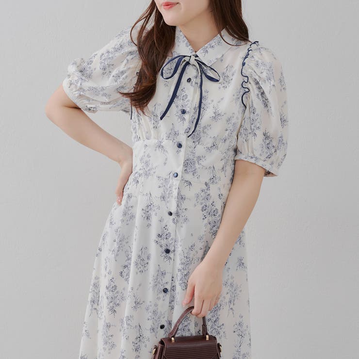 【丈の長さを選べる】リボンワンピース | RMAF　NICE CLAUP / OLIVE des OLIVE | 詳細画像4 