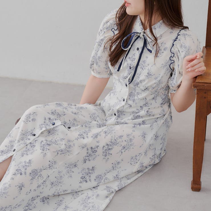 【丈の長さを選べる】リボンワンピース | RMAF　NICE CLAUP / OLIVE des OLIVE | 詳細画像2 