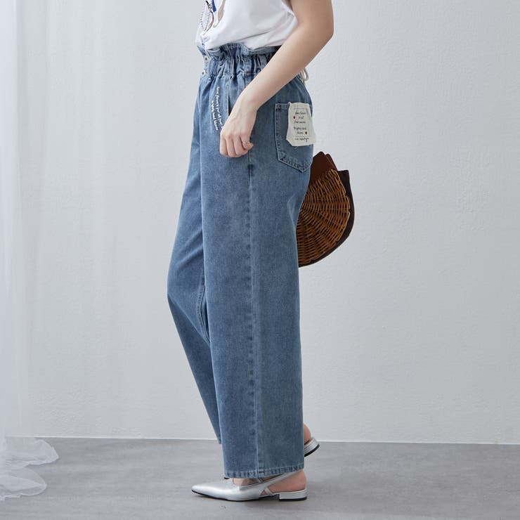 極美品！ Nala ドレスパンツ ネイビー