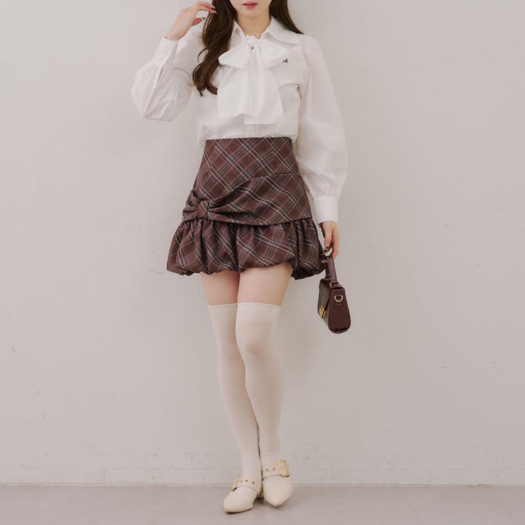 リボンバルーンミニスカート | RMAF　NICE CLAUP / OLIVE des OLIVE | 詳細画像8 
