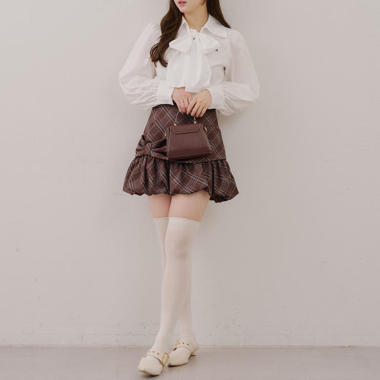 リボンバルーンミニスカート | RMAF　NICE CLAUP / OLIVE des OLIVE | 詳細画像9 