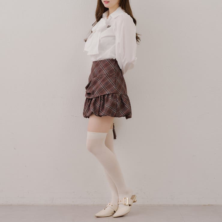 リボンバルーンミニスカート | RMAF　NICE CLAUP / OLIVE des OLIVE | 詳細画像11 