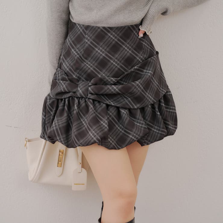 リボンバルーンミニスカート | RMAF　NICE CLAUP / OLIVE des OLIVE | 詳細画像16 