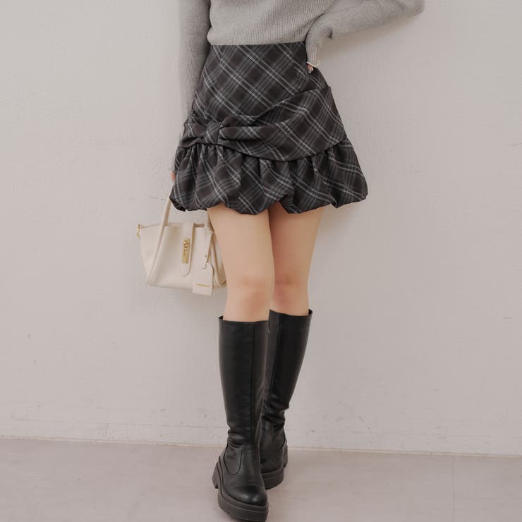 リボンバルーンミニスカート | RMAF　NICE CLAUP / OLIVE des OLIVE | 詳細画像19 