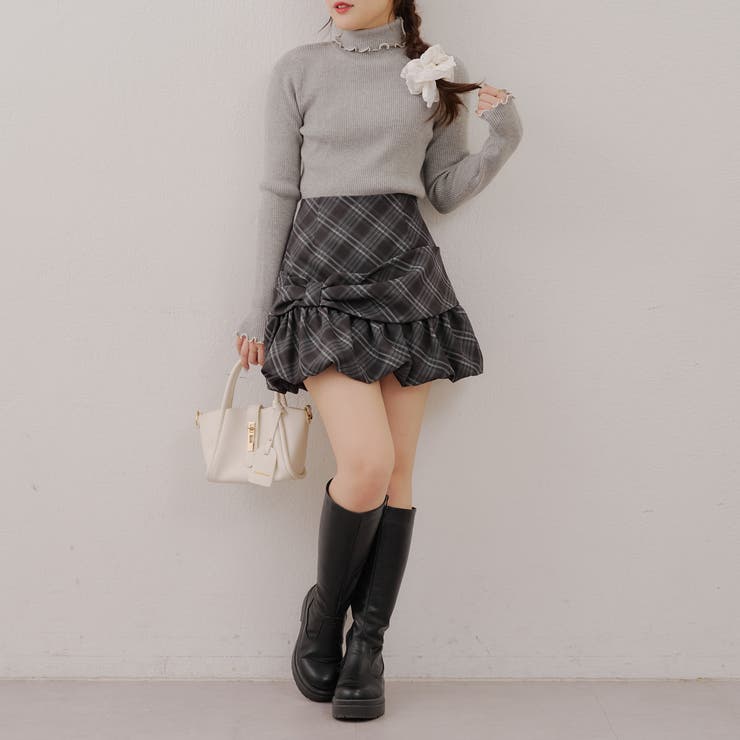 リボンバルーンミニスカート | RMAF　NICE CLAUP / OLIVE des OLIVE | 詳細画像26 