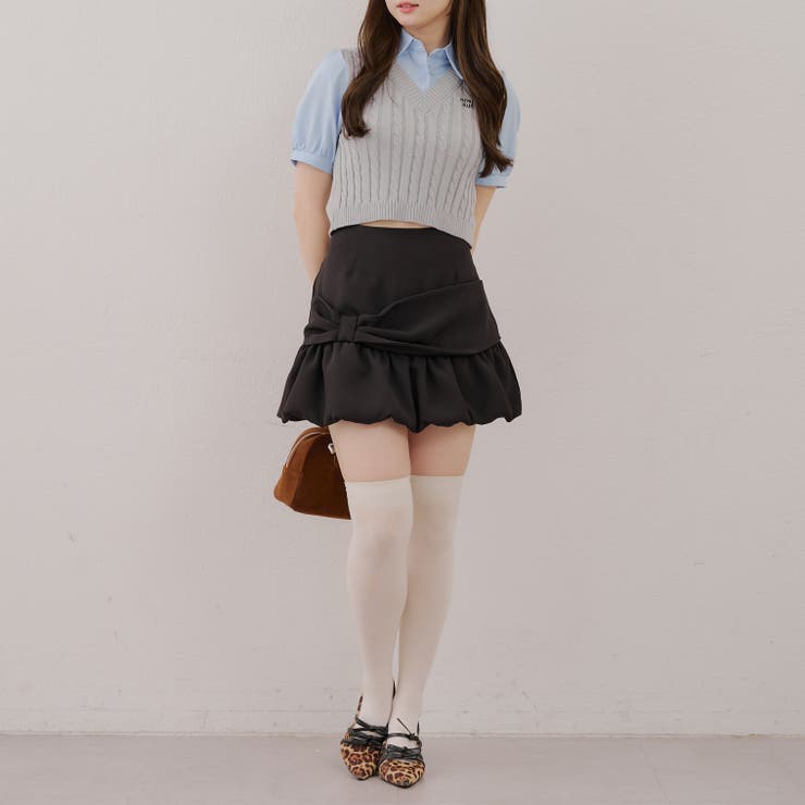 リボンバルーンミニスカート | RMAF　NICE CLAUP / OLIVE des OLIVE | 詳細画像34 