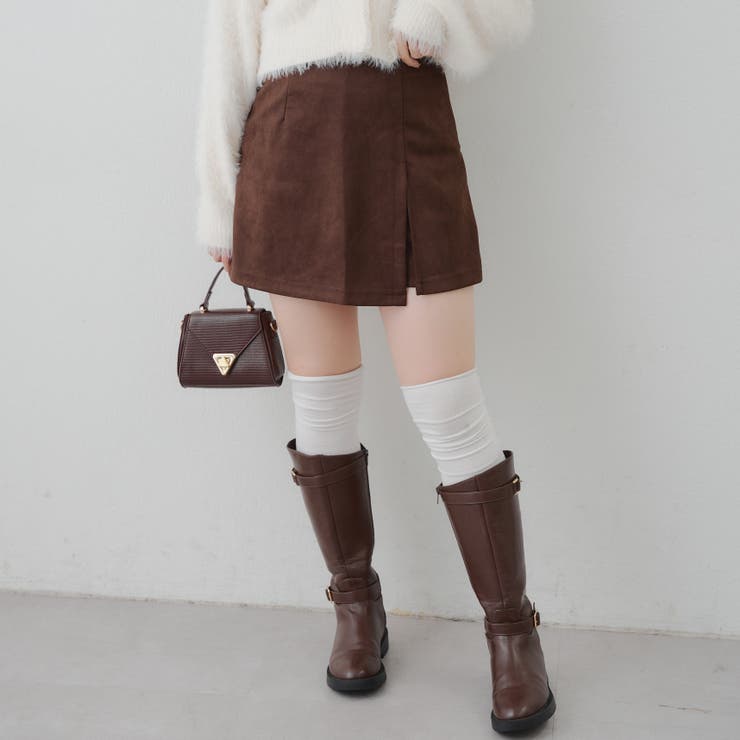 ブラウン | スエポンミニスカート | RMAF　NICE CLAUP / OLIVE des OLIVE