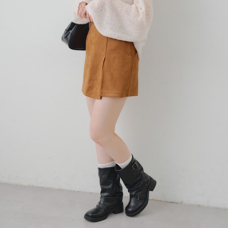 キャメル | スエポンミニスカート | RMAF　NICE CLAUP / OLIVE des OLIVE